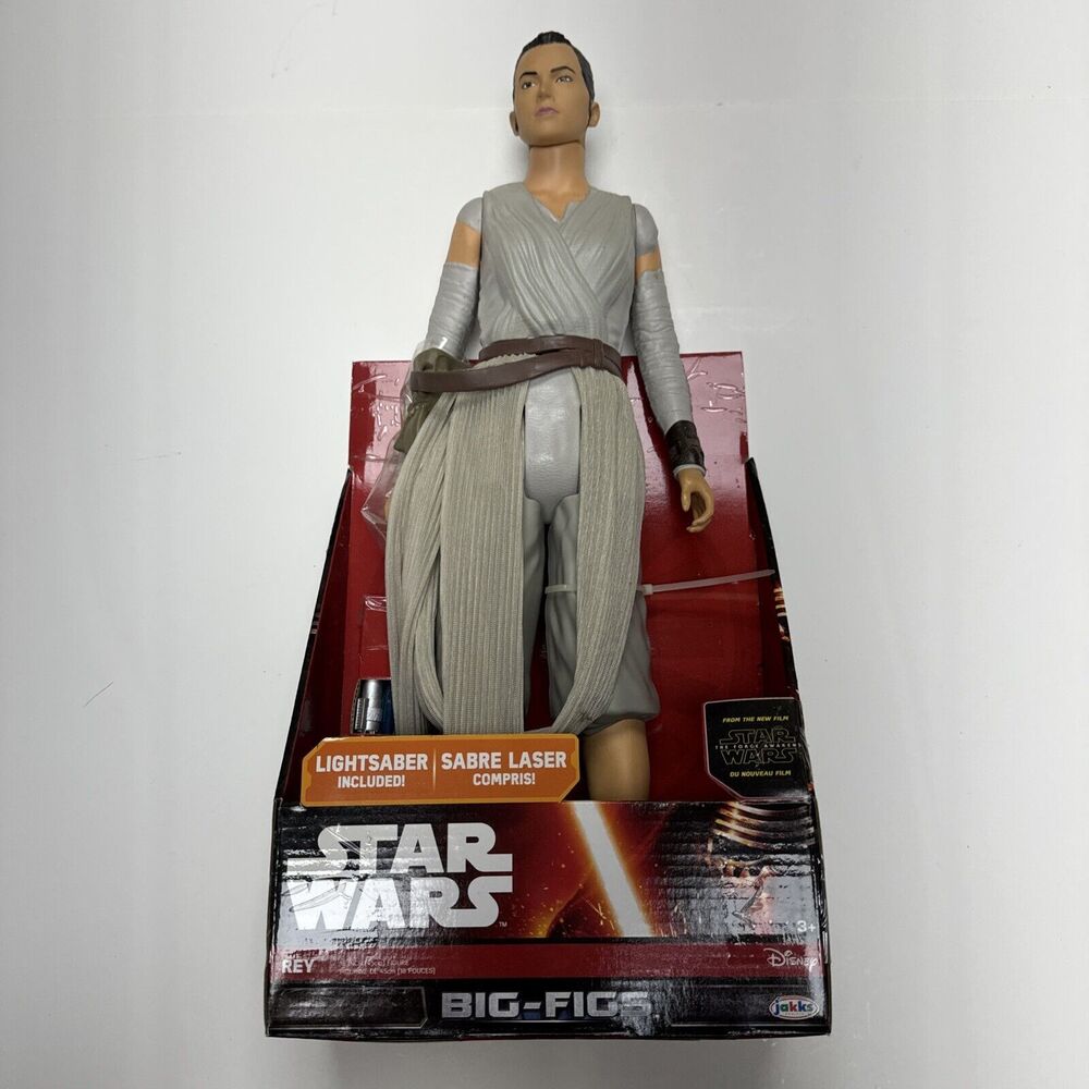 Jakks Star Wars Big-Figs‎ Rey W/ Lightsaber The Force Awakens 18" Figure